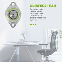 10 Chiếc 3CM Dia Thép Carbon -15A Bộ Chuyển Bóng Vòng Bi Băng Tải Con Lăn Bóng Truyền Dụng Cụ