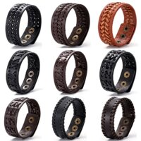 10 Chiếc Các Loại Nam Da Lắc Tay Vòng Tay Trang Sức Thời Trang Handmade
