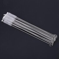10 Chiếc Dài 304 Thép Không Gỉ Bàn Chải Làm Sạch Tóc Mềm Hút Ống Thủy Tinh Bụi Bàn Chải Dụng Cụ Uống Ống Hút Bottl