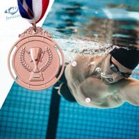 10 Chiếc Huy Chương Vàng / Bạc / Đồng Huy Chương Người Chiến Thắng Kim Loại Huy Chương Cho Trò Chơi Thể Thao [Fanicas.vn]