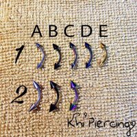 10 Chiếc Khuyên Lông Mày , Tai sụn ,... - Piercing - xỏ Khuyêno
