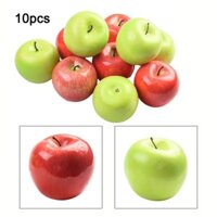 10 Chiếc Lớn Nhân Tạo Đỏ Xanh Táo Trái Cây Nhà Bếp Trang Trí Thực Phẩm Tại Nhà