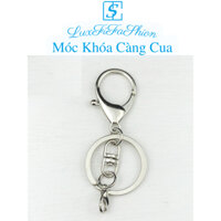 10 chiếc móc khóa càng cua màu bạc mạ niken chống gỉ sét  M1