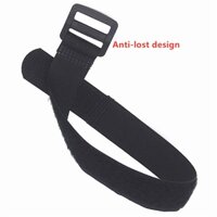 10 Chiếc Móc Và Vòng Dây Buộc Cáp Bằng Nhựa Ba Trượt Khóa Thanh Trượt Dây Cáp Quản Lý Dây Buộc Chống Mất Màu Đen