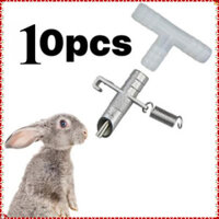 10 Chiếc Núm Vú Uống Cho Thỏ Nước Uống Waterer Gia Cầm Ăn Thỏ Chuột Nặm Nhấm