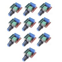 10 Chiếc PWM DC Motor Governor 5V-35V Công Tắc Điều Khiển Tốc Độ Bảng 5A Chức Năng Công Tắc LED Điều Khiển Tốc Độ