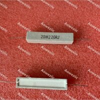10 Chiếc RX27 Ngang Xi Măng Điện Trở 20W 220 Ohm 20W 220R 220RJ 20W220RJ Gốm