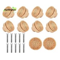 10 Chiếc Tay Cầm Bằng Gỗ Beech Mây Ngăn Kéo Núm Đồ Nội Thất Tay Cầm Tủ Bếp Tay Nắm Cửa Tủ Quần Áo Kéo
