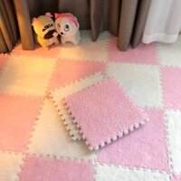 10 Chiếc Thảm Xốp Ghép Mặt Lông Mềm Mại Dày Chia Khớp Lồng Vào Nhau Cho Sàn Phòng