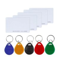 10 Chiếc Thẻ Kiểm Soát Truy Cập 125KHz RFID Keyfobs Thẻ NFC Token RFID Móc Khóa EM4100 Thẻ Chìa Khóa ID Cho Hệ Thống Kiểm Soát Truy Cập Cửa