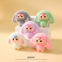 10 chiếc Velvet Long Ear Big Eye Baby 3D Resin Charms cho DIY (9-387)
