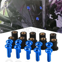 10 Chiếc Xe Máy Kính Chắn Gió Fairing Bu Lông Vít Dành Cho Xe Honda CBF125 CBF190R CBF500 CBF600 CBF 600 S ABS CBF1000 CBF1000F