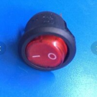 10 Công tắc 3 chân hình tròn có  đèn led