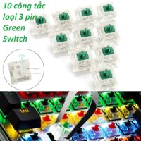 10 công tắc chuyển mạch bàn phím cơ Switch Gateron RGB