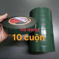 10 Cuộn - Băng keo xốp đen 2 Mặt 2cm siêu dính dán TẤM cách nhiệt chống nóng mái tôn đa năng.