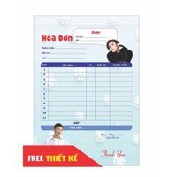 10 cuốn hóa đơn in màu - In hóa đơn bán lẻ theo yêu cầu, in hóa đơn TP.HCM