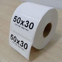 10 Cuộn tem in mã vạch 50x30mm