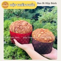 10 Cup Panettone đựng Bánh Mì Ý nho khô tuyền thống Madi Gran Panettone - Khuôn Panettone