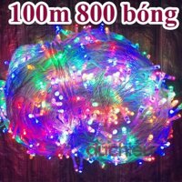 10 Dây đèn chớp (nháy) 100m 800 bóng, dây đèn LED, đèn trang trí noel, lễ tết, tiệc