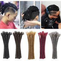 10 Dây / gói Nam Handmade Dreadlock Móc Tóc Nối Dài 20cm Mềm Reggae Tóc Tổng Hợp Bím Tóc Nữ