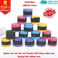 10 dây quấn cán vợt cầu lông, dây quấn cán vợt tennis chống trượt thấm hút mồ hôi, tạo cảm giác êm ái và trợ lực khi đánh bóng - Chính hãng dododios - Xanh