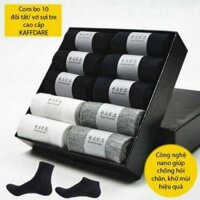 10 đôi tất nam cổ cao,vớ nam siêu chống thối nhật cổ cao loại đẹp