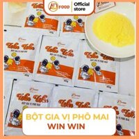 10 gói bột phô mai 40g WIN WIN ADFOOD màu vàng dùng để lắc hoặc làm sốt phô mai