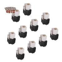 10 gói Cat6A RJ45 Jack - Cat6 Tương thích 180 độ không cần dụng cụ - Jack treo tường Ethernet -Cat6A Network Coupler