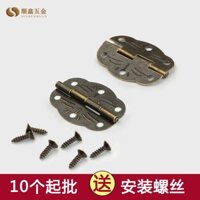 [10 Gói] Hộp đựng trang sức bản lề chống in Hộp quà tặng lá rời Hộp đóng gói gấp Mini Bản lề nhỏ