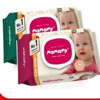 10 gói Khăn giấy ướt em bé Mamamy 100 tờ