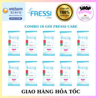 [10 gói] Khăn ướt Fressi Care Face-gói 20 miếng
