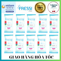 [10 GÓI] Khăn ướt FRESSI CARE FACE - gói 20 miếng