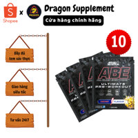 [10 GÓI] Preworkout ABE Dạng Gói - Bột Hỗ Trợ Tăng Sức Mạnh, Sức Bền Khi Tập Luyện - Nhập Khẩu Từ UK