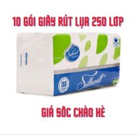 10 GÓI RÚT 250 TỜ SILKWELL 2 LỚP