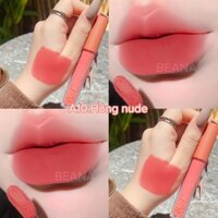 [10 Hồng Nude] Son Kem Lì Nắp Vàng Cao Cấp B.A Màu Hồng Nude