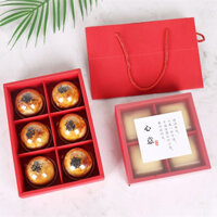 10 Hộp 6 bánh trung thu mini 75g - Túi ngang, hộp đựng bánh trung thu mini mẫu mới 2024