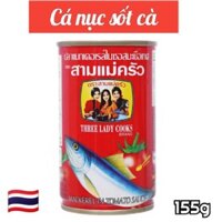 10 hộp Cá nục sốt cà 3 Cô Gái 155g x 10 hộp [ Date 2026]