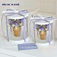 10 Hộp Đựng Bánh Kem, Bento Hình Trụ Tròn Size 16x16 cm