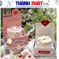 10 Hộp Đựng Bánh kem - Hộp Bánh Sinh Nhật - sét Quá Tặng Valentine - Hộp romantic tim đựng bánh kem làm quà tặng