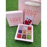 10 Hộp Đựng SOCOLA Hồng Love 9 viên, 12 viên tặng Túi
