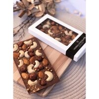 10 Hộp Đựng Socola Thanh Mặt mica Trong Suốt