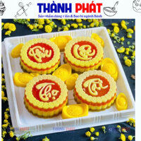 10 Hộp H121 đựng 4 bánh rau câu cá chép 3D - đựng cá chép 23cm - đựng 4 cái bánh tròn 10cm