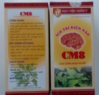 10 Hộp Ích Trí Kiện Não CM8 Học Viện Quân Y 250ml/h