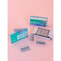 [10 Hộp] Kim bấm Max nhập khẩu 24/6, kim bấm phổ thông số 12, kim bấm thống nhất nhỏ số 10, 10 # Kim bấm tiêu chuẩn nhỏ 3-1M