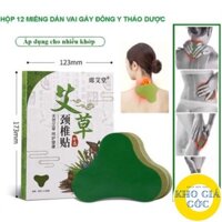 10 hộp  MIẾNG DÁN VAI GÁY ĐÔNG Y THẢO DƯỢC - GIẢM ĐAU CỔ VAI GÁY , ĐAU KHỚP GỐI, ĐAU LƯNG, ĐAU ĐẦU