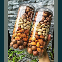 10 Hộp Nhựa, Hũ Nhựa Pet 1500ml Nắp Nhôm Đựng Thực Phẩm, Đồ Khô, Ngũ Cốc