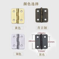 [10] Hộp Quà Tặng 1 Inch Bản Lề Nhỏ Hộp Đóng Gói Bằng Tay Bản Lề Hộp Gỗ Đồng Cổ Bản Lề Sắt Phụ Kiện Phần Cứng