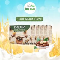 10 Hộp Sữa Hạt Dinh Dưỡng D-Nutri, Bổ Sung Dinh Dưỡng, Chăm Sóc Sức Khỏe Mỗi Ngày