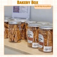 10 Hủ Nhựa Pet 1000ml Nắp Nhôm Đựng Bánh Biscotti, Ngũ Cốc, Hạt