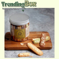 10 Hủ Nhựa Pet 600ml Nắp Nhôm Đựng Bánh Lưỡi Mèo, Bánh Dứa, Hạt, Ngũ Cốc